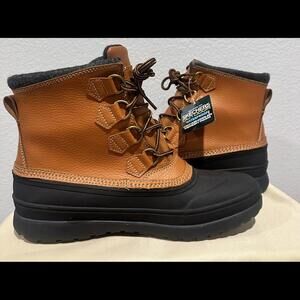 New Skechers Relaxed Fit Waterproof Wealer Muck Morrow Leather Boots Men's 9